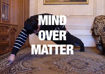 Man Masters Two-Finger Push-Ups