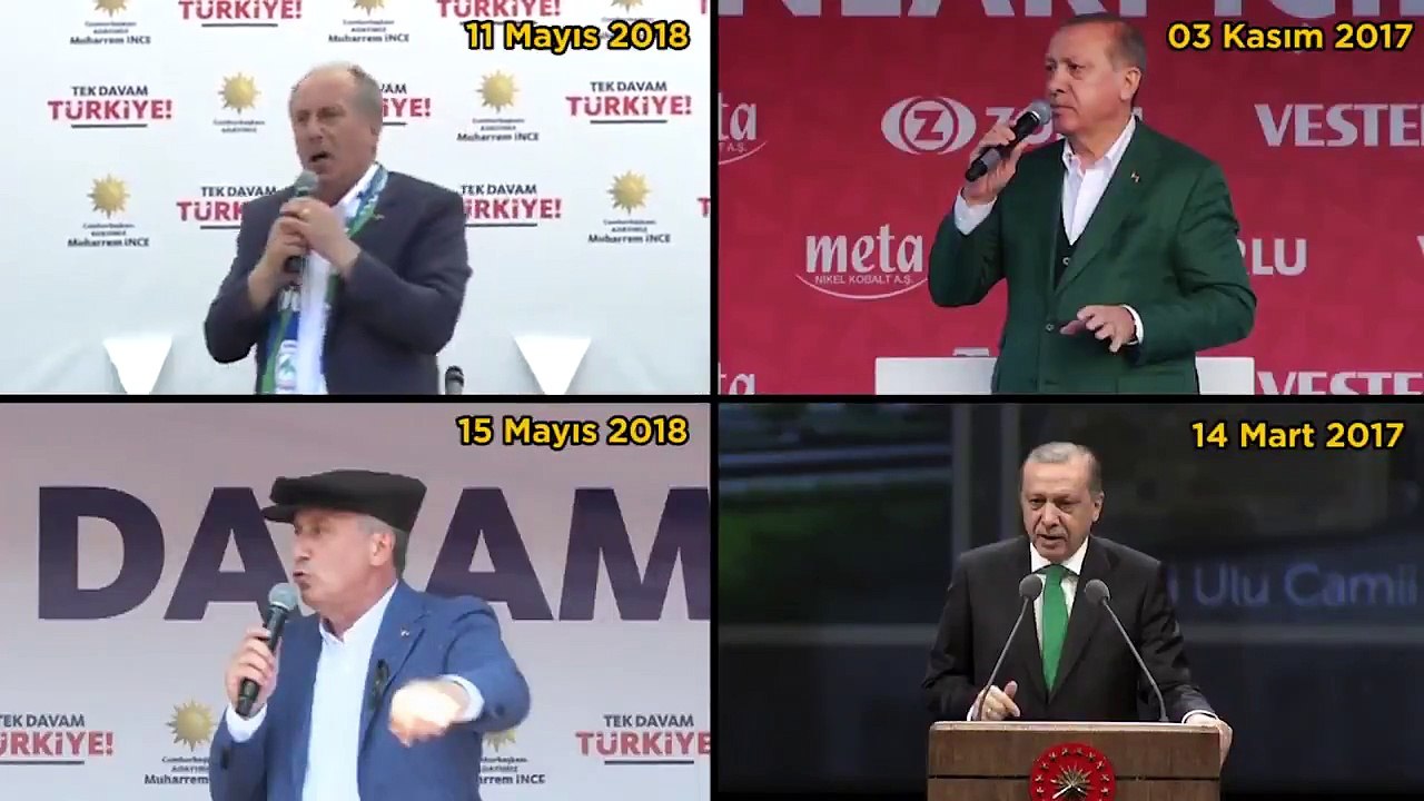Cumhurbaşkanı Erdoğan’ın hayata geçirdiklerini Muharrem İnce seçim vaadi olarak anlattı