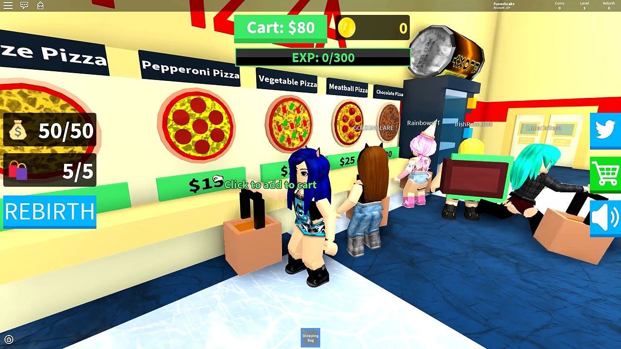 Funneh Roblox Shopping Simulator