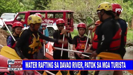 Water rafting sa Davao River, patok sa mga turista