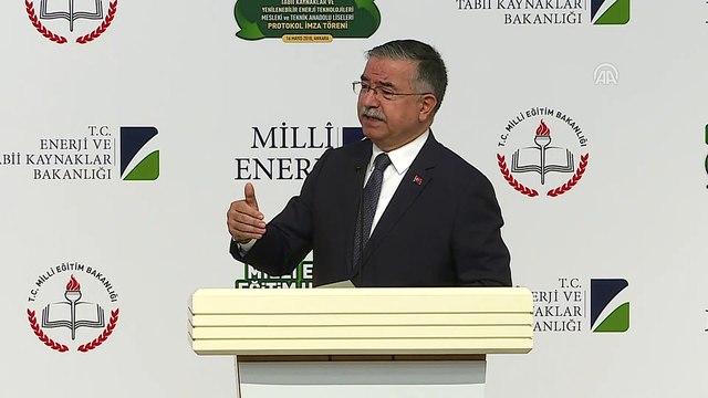Milli Eğitim Bakanı Yılmaz: 'Nitelikli insan kaynağı mesleki ve teknik eğitimden geçmektedir' - ANKARA
