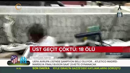 Hindistan'da üst geçit çöktü
