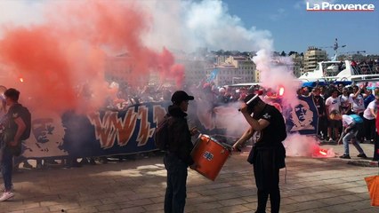 OM-Atlético : une ferveur incroyable avant de prendre la direction de Lyon