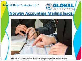 Norway  Accounting Mailing leads