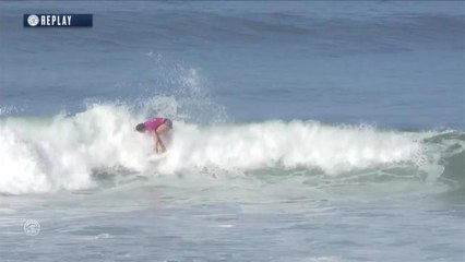 La vague à 8,5 de C. Moore (Oi Rio Women's Pro, round 3) - Adrénaline - Surf