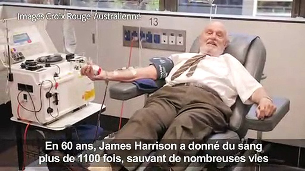 Dernier don de sang pour un Australien avec un rare plasma