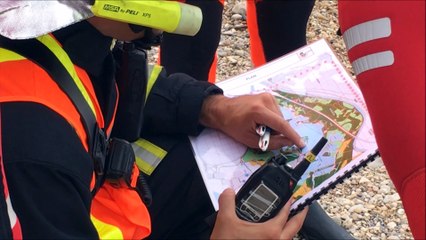 Exercice de sauvetage à Miribel-Jonage