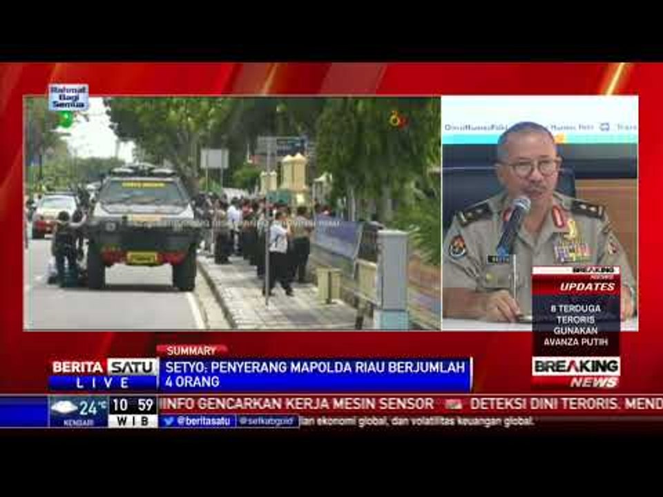 Keterangan Pers Kadiv Humas Mabes Polri Terkait Penyerangan Mapolda Riau