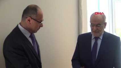 Karamollaoğlu, Filistin Büyükelçiliğini Ziyaret Etti