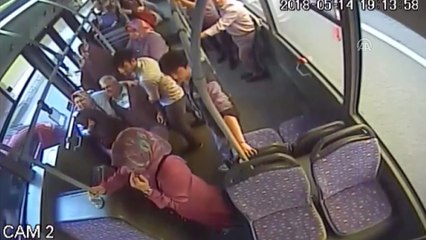 Kalp krizi geçiren kişiyi belediye otobüsüyle hastaneye götürdü - BURSA