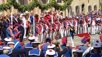 Les cérémonies de la prise de la pique et du drapeau lors de la 460e bravade de Saint-Tropez