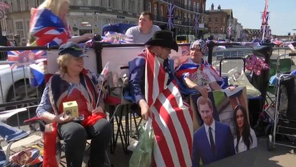 Royal superfans gather ahead of Royal wedding