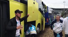 Finale OM-Atlético : les supporters arrivent au stade, l'ambiance monte