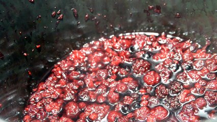 Coulis aux fruits rouges au  cookeo