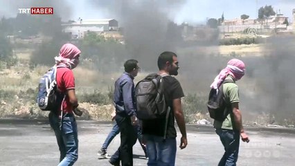 İsrail askerleri Batı Şeria'daki gösterilere müdahale etti