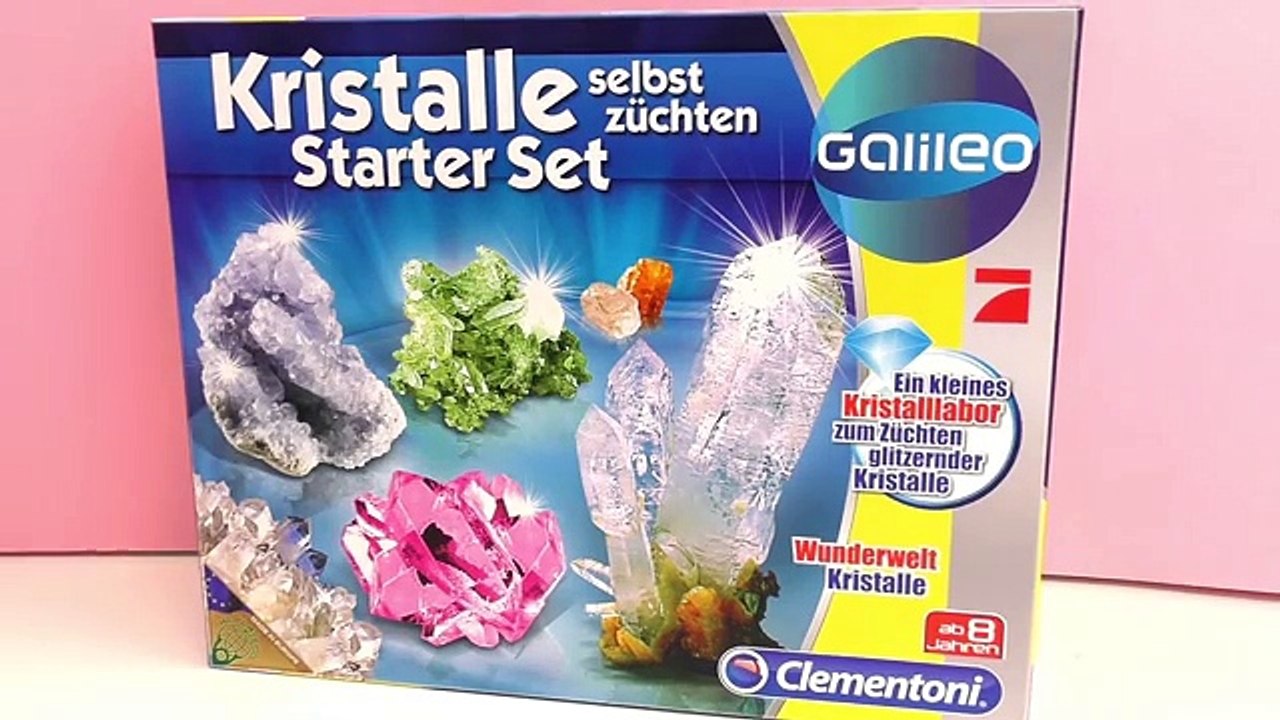 Kristalle selber züchten mit dem Set von Clementoni – Physik ist schön