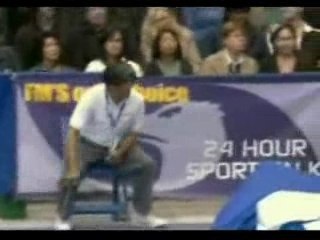 Springboard jump goes bad!