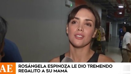 Rosángela Espinoza le hizo un gran regalo a su mamá