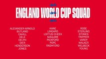 England release unconventional World Cup squad announcement through fans
