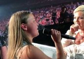 12-Year-Old Fan Wows Pink as She Sings at Vancouver Show