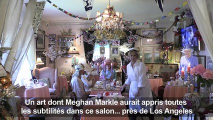 Visite du salon où Meghan Markle a appris l'art du "tea time"