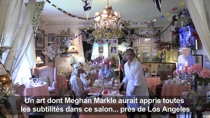 Visite du salon où Meghan Markle a appris l'art du "tea time"