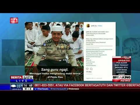 Foto Polisi yang Tewas Ditabrak Teroris di Mapolda Riau Jadi Viral