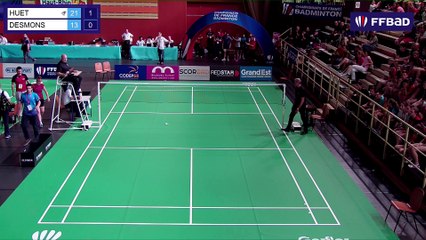 CDF Jeunes 2018 - SD U19 - 1/4F - HUET / DESMOND