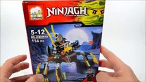 LEGO Ninjago NanoMech Models KnockOff Building Set 2 w/ Kai Cole Jay & Ghost Cowler