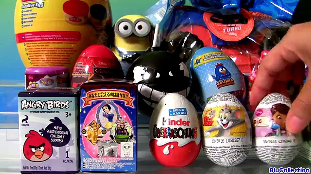 Giant Hot Wheels Car Surprise, Giant Play Doh Egg, Galinha Pintadinha Kinder Disney Tsum Tsum Peppa