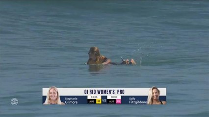 Les meilleurs moments du quart de finale entre S. Gilmore et S. Fitzgibbons (Oi Rio Women's Pro) - Adrénaline - Surf