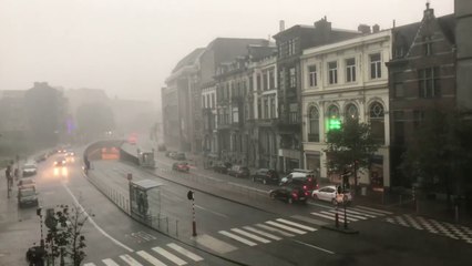 Orages à Liège ce mercredi 16 mai 2018