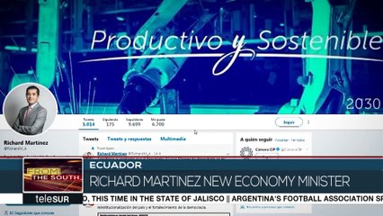 Ecuador's new Economic Minister