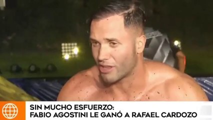 Fabio Agostini le ganó a Rafael Cardozo