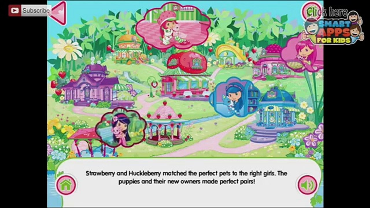 Strawberry Shortcake Perfect Puppy Doctor Part 1 - best iPad app demo for kids - Ellie