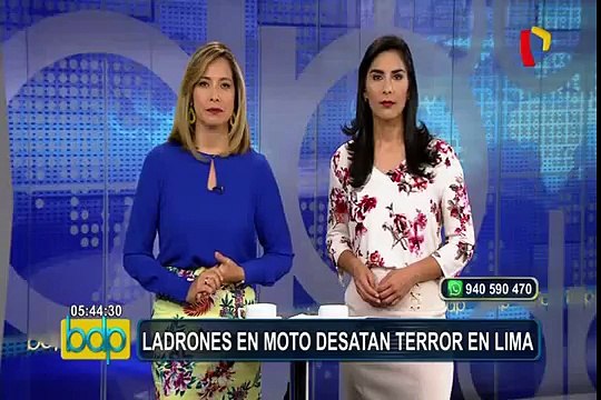 Inseguridad ciudadana: delincuentes en moto asaltan a transeúntes en calles de Lima