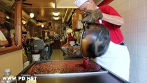 Making Red Hot Cinnamon candies on Victorian Candy Making Equipment