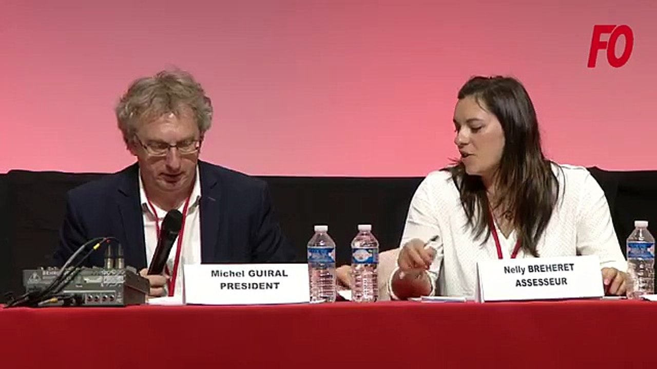 Intervention Jean-Pierre Gilquin (FO Isère) Congrès Lille