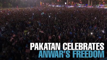 NEWS: Pakatan celebrates Anwar’s freedom