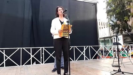 Concentració pels set mesos de l'empresonament de Sànchez i Cuixart