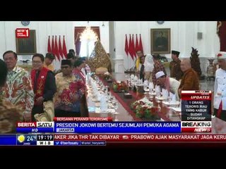 Jokowi Bertemu Tokoh Agama di Istana Merdeka