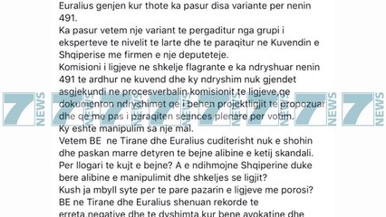 LSI AKUZON DELEGACIONI E BE SE PO GENJEN - News, Lajme - Kanali 16