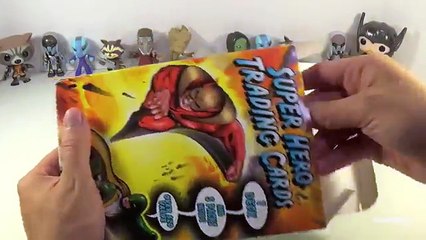 Whats Inside the MYSTERY BOX of Superhero Trading Cards?? Unboxing by Bins Toy Bin