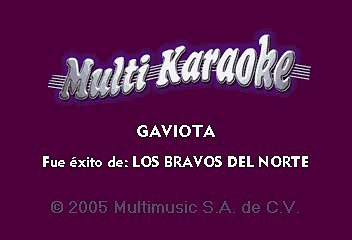 Los Bravos Del Norte - Gaviota (Karaoke)