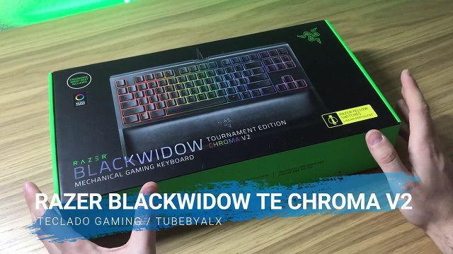 Razer Blackwidow Tournament Edition Chroma V2 / Unboxing + Review en Español