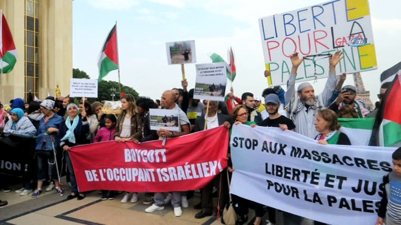 -  Paris’te İsrail Karşıtı Protesto