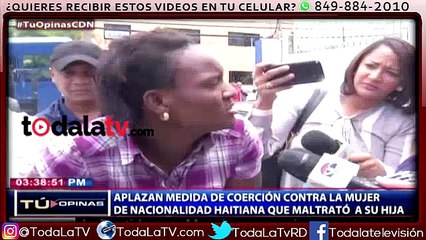 Conocerán medidas de coerción a mujer aparece en video golpeando hija de seis años-CDN-Video