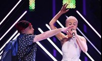 Amazing incident Eurovision 2018 Stage invader Surie - Incroyable 12 05 2018 Lisbon