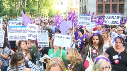 Mujeres se manifiestan para pedir compromiso político contra violencia de género