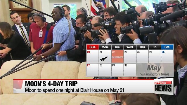 President Moon to visit Washington for S. Korea-U.S. summit next week